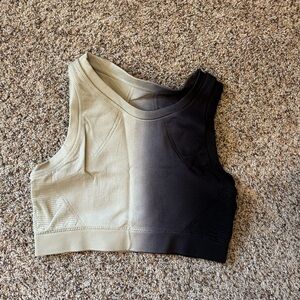 Free people movement size small two toned workout top - navy and light green